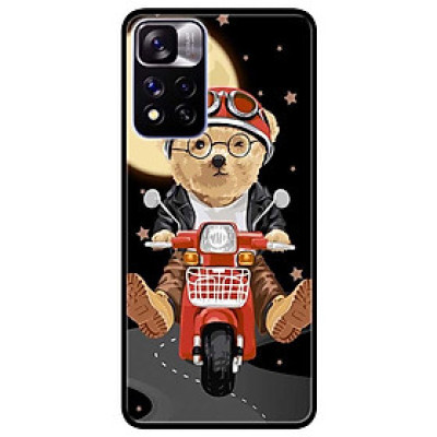 Ốp lưng dành cho Xiaomi Redmi Note 11 Pro 5G ( Bản Nội Địa ) mẫu Gấu Chạy Xe