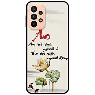 Ốp lưng dành cho Samsung A13 4G mẫu An Sen Trắng