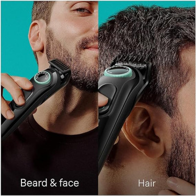 Tông Đơ Chuyên Cạo Tỉa Râu, Tóc, Lông Mũi, Tạo Kiểu Râu Braun 3470, 8-in-1Hàng chính hãng