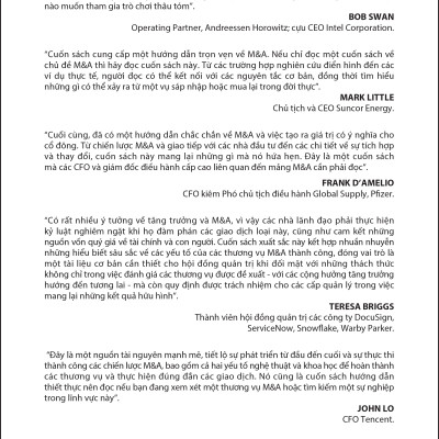 CHIẾN LƯỢC MUA BÁN VÀ SÁP NHẬP DOANH NGHIỆP (The Synergy Solution) - Mark L. Sirower & Jeffery M. Weirens - Lê Thị Minh Loan - (bìa mềm)