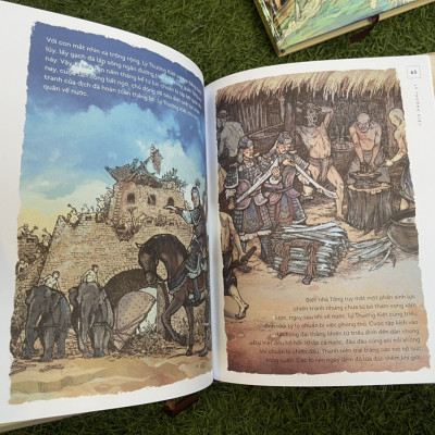 [Bộ LỊCH SỬ VIỆT NAM BẰNG TRANH] - BÌA CỨNG - IM MÀU TOÀN BỘ - NXB TRẺ - [Lý Thường Kiệt] -