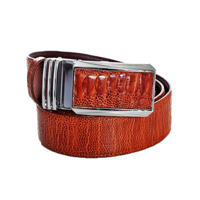 Thắt lưng nam Huy Hoàng da đà điểu nhiều màu HP4401-02-03-04( đầu khóa giao ngẫu nhiên)