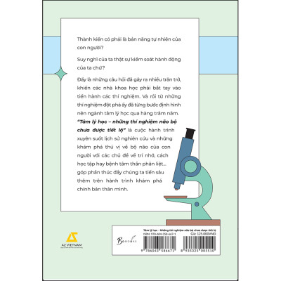 Tâm Lý Học - Những Thí Nghiệm Não Bộ Chưa Được Tiết Lộ