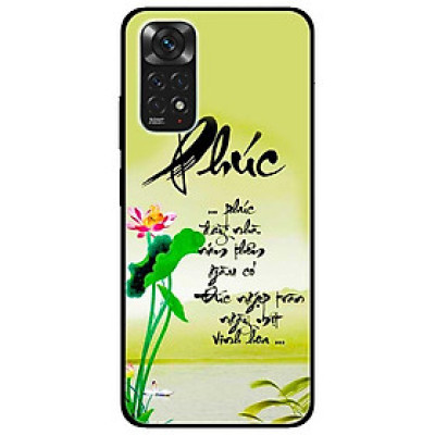 Ốp lưng dành cho Xiaomi Redmi Note 11 4G mẫu Phúc Nền Xanh