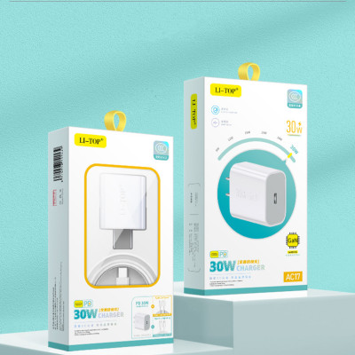 Củ sạc nhanh LI-TOP GaN AC17 công suất PD 30W có chứng nhận 3C tiêu chuẩn quốc gia, hàng chính hãng bảo hành 12 tháng