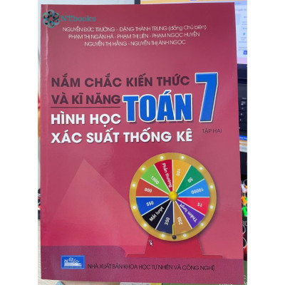 Combo 2 cuốn Sách Nắm chắc kiến thức và kĩ năng Toán 7 Tập 1 - Số học + Tập 2 - Hình học - Xác suất thống kê