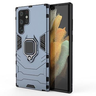 Ốp lưng dành cho Galaxy S22 Ultra iron man chống sốc kèm iring - hàng nhập khẩu