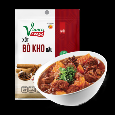 Combo 5 gói Xốt Bò Kho Dầu Việt Ấn 25gr (25gr/gói)