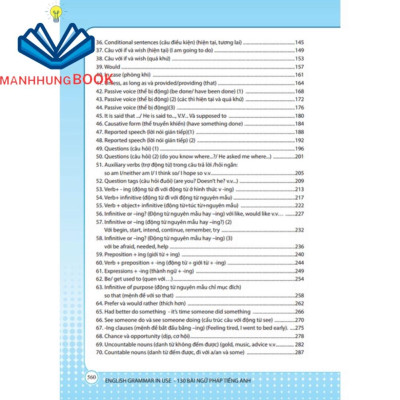 Sách - English Grammar in use - 130 bài ngữ pháp tiếng Anh (tái bản) - có màu