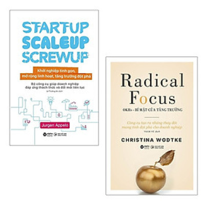 Combo Doanh Nghiệp Tăng Trưởng: Khởi Nghiệp Tinh Gọn, Mở Rộng Linh Hoạt Tăng trưởng + OKRs - Bí Mật Của Tăng Trưởng