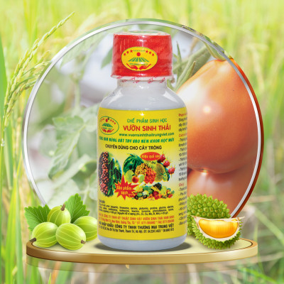 Phân bón Lan, hoa Hồng, cây cảnh, rau màu. Chế phẩm sinh học NANO cao cấp VƯỜN SINH THÁI. Giúp rễ khỏe, đọt mạnh, lá dầy, ra hoa nhiều. Ức chế sâu, nấm bệnh gây hại. Chiết xuất 100% Thiên Nhiên