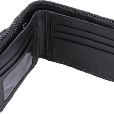 Ví Nam Huy Hoàng HT2716 (10 x 12.5 cm) - Đen