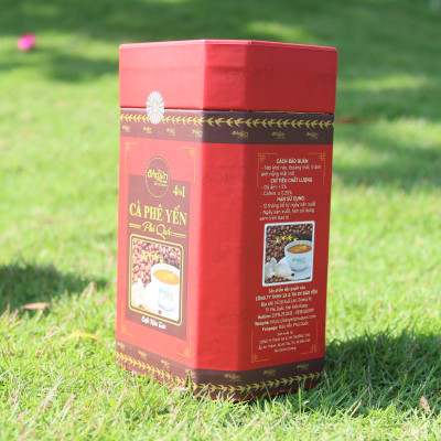 Cà phê yến Phú Quốc - Hộp 18 gói - Uống thơm ngon, tỉnh táo cả ngày