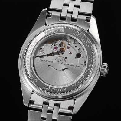 Đồng Hồ Nam Cadisen  C8228M2 Chính Hãng Full Box Chống Nước Kính Chống Xước Dây Thép BH 2 Năm Máy Cơ