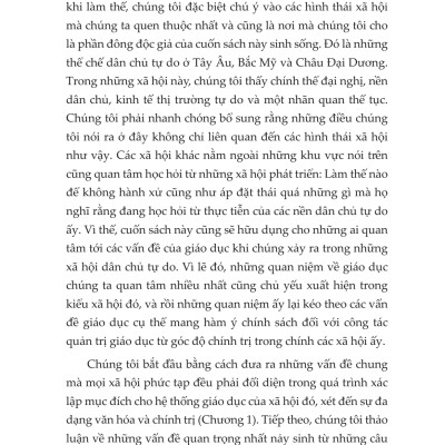 TRIẾT LÝ VÀ CHÍNH SÁCH GIÁO DỤC