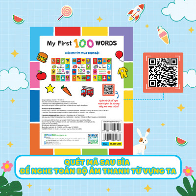 My First 100 Words - Sách Từ Vựng Đầu Đời Cho Bé