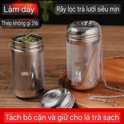 ( MẪU MỚI 2025 ) Quả Lọc Trà Inox SUS 316L Quả Lọc Trà Gia Vị Thảo Quả Lỗ Lọc Siêu Mịn Kháng Khuẩn Công Nghệ CNC Cao Cấp 