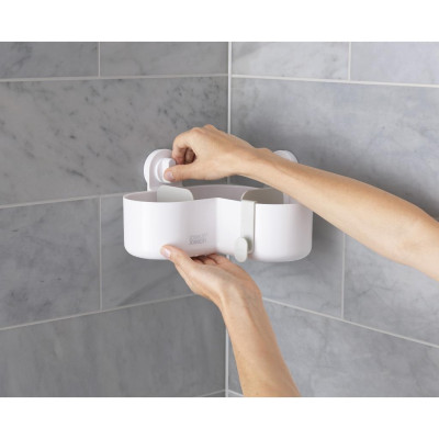 Kệ để đồ góc nhà tắm Joseph Joseph Duo Corner (White) - 006339