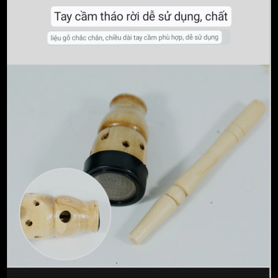 Ống Xông Hơ Ngải Cứu Gỗ.Dụng Cụ Diện Chẩn ( Massage Cổ Vai Gáy, thắt lưng giảm đau, búa gỗ Hơ Ngải Cứu bài trừ hàn