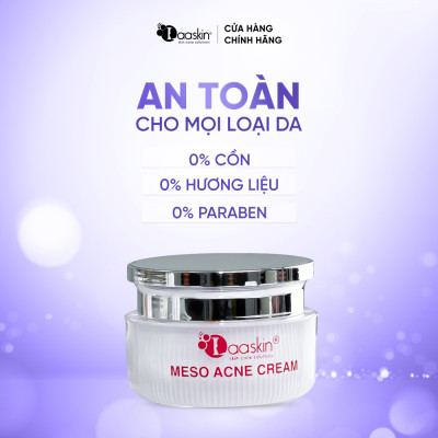 Kem Meso Giảm Mụn Laaskin | Làm Khô Cồi Mụn – Kháng Khuẩn – Giảm Thâm – Kiểm Soát Dầu