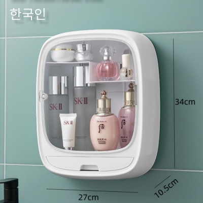 Kệ Mỹ phẩm treo tường Luxury dáng ellipse sang trọng