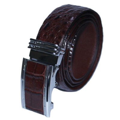 Thắt lưng nam da cá sấu Huy Hoàng 3,5P màu đen, nâu đất HJ4856-57-58-59 