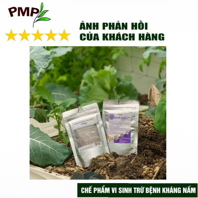Nấm Trichoderma PMP Nấm Đối Kháng Phòng Thối Rễ, Ủ Phân Hữu Cơ Từ Rác Thải Hữu Cơ 200g