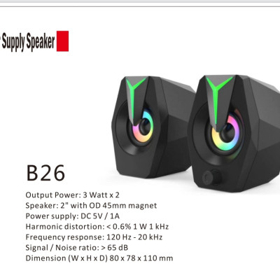 Loa Vi Tính Mini Microlab B26 2.0 - Hàng Chính Hãng