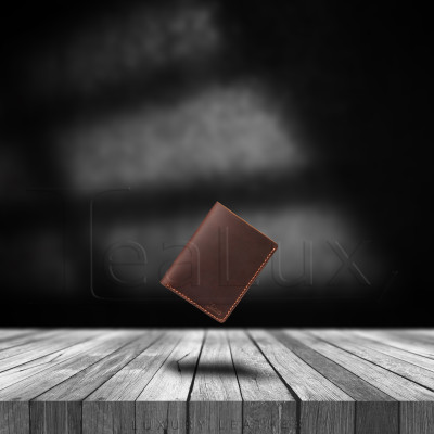 Ví Đứng Mini Da Sáp Handmade LEALUX Mini Handmade 5