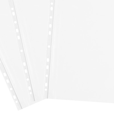 Túi 100 Bìa Lỗ Flexoffice A4 Fo - Cs03 (Không Viền 0.045mm)