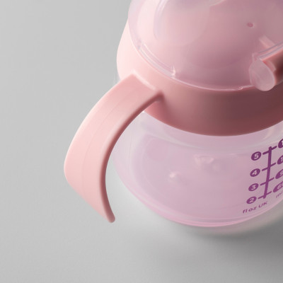 Bình tập uống nước có vòi mút chống tràn, chống sặc Tommee Tippee Soft Spout, 150ml, cho bé từ 4 tháng – Hồng