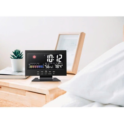 Đồng Hồ LED Để Bàn Báo Thức Cảm Biến Âm Thanh, Màn Hình LCD Có Báo Nhiệt Độ, ĐÈN TRANG TRÍ , ĐỒNG HỒ TREO TƯỜNG