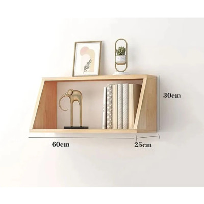 Kệ Gỗ Trang Trí Treo Tường Hình Thang Tundo CTKT509 KT 40/60/80x25x30cm