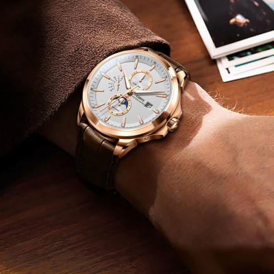  Đồng hồ nam chính hãng Lobinni No.18019-5