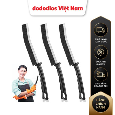 [COMBO 3 DỌN DẸP ĐÓN TẾT] 1 bàn chải vệ sinh khe hẹp + 1 chà sàn nhà tắm + 1 chổi quét trần nhà - Chính hãng dododios
