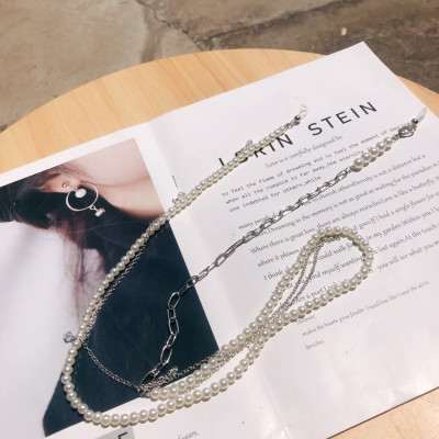 Chuỗi đeo gọng kính thời trang dây đeo mắt kính mix hạt sang chảnh ấn tượng