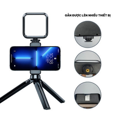 Đèn Led nhiều màu đa năng,hiệu ứng hỗ trợ ánh sáng chụp hình , quay video - Hàng chính hãng