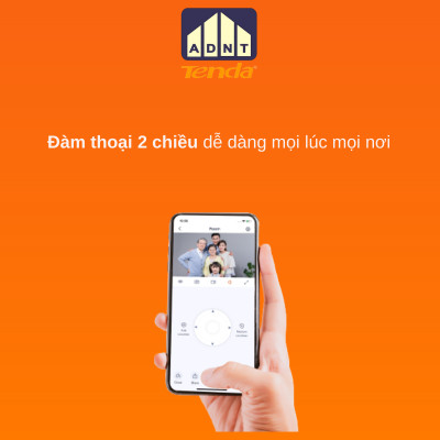 Camera wifi full HD 1080P xoay 360°CP3 2MB Tenda hàng chính hãng