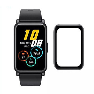 Mua 2 full viền TẶNG 1 miếng dán TPU Cường lực màn hình 3D Cạnh Cong Full mặt kính cho Huawei Watch Fit New