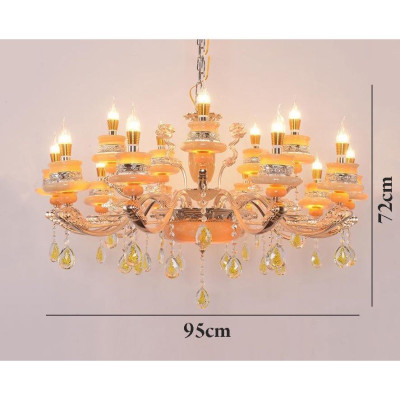 Đèn chùm NEEL kiểu dáng sang trọng trang trí nội thất hiện đại loại 15 tay - kèm bóng LED chuyên dụng 