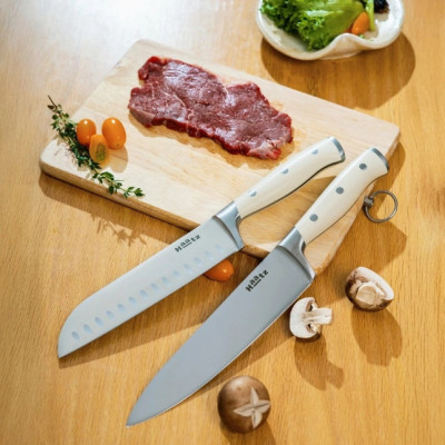 Bộ Dao 5 Chiếc Thép 5Cr15 Haatz CIM735 Tay Cầm Công Thái Học - Hàng Chính Hãng Bảo Hành 24 Tháng