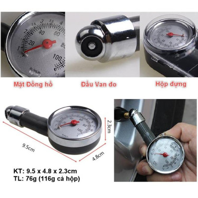 Đồng hồ đo Áp suất lốp Ô tô