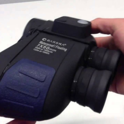 Ống Nhòm Quân Sự Barska Deep Sea 7x50 (chống nước,  mờ sương, có la bàn,vạch ly giác) - Hàng chính hãng