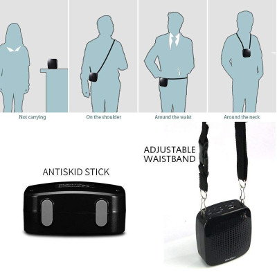 Máy Trợ Giảng Kèm Micro Có Dây Shidu SD-S511 - Hàng Chính Hãng