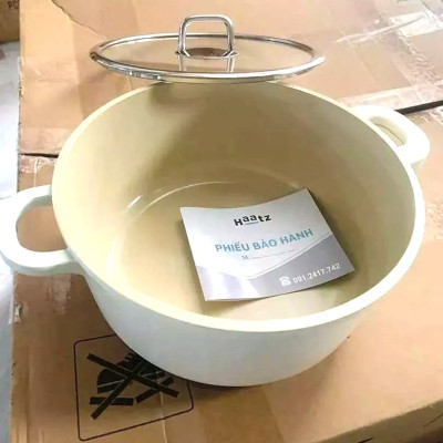 Nồi chống dính phủ gốm Hàn Quốc dung tích 2.2L size 20cm