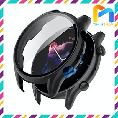 Ốp đồng hồ Amazfit GTR 3/ GTR 3 Pro - Chất PC + Kính cường lực (OCLR3)