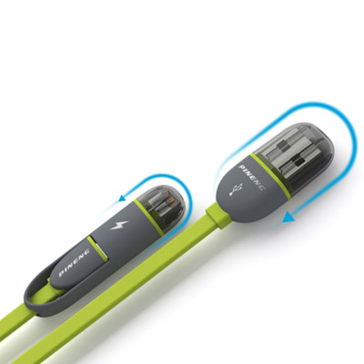 Cáp Sạc Điện Thoại 2 in 1 PINENG PN-301 - Hàng chính hãng 