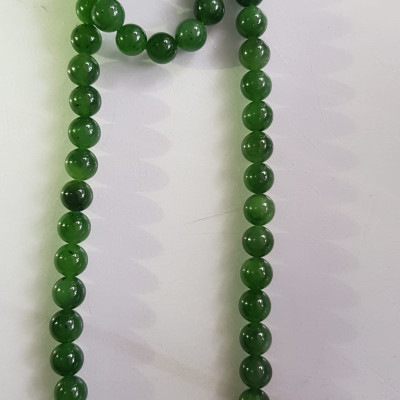 Vòng chuỗi đeo cổ Nữ mới đẹp Đá ngọc jade hay ngọc phật xanh tự nhiên  Size 8mm màu xanh ngọc bích bóng sang đẹp hợp mệnh thủy mộc hỏa Quà tặng ý nghĩa cho Mẹ, mình và người thân ý nghĩa ạ