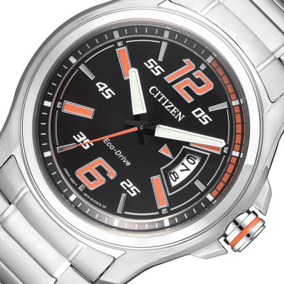 Đồng Hồ Nam Citizen Dây Thép Không Gỉ AW1350-59E - Mặt Đen