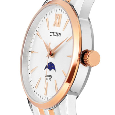 Đồng Hồ Nam Citizen Dây Thép Không Gỉ AK5006-58A - Mặt Trắng